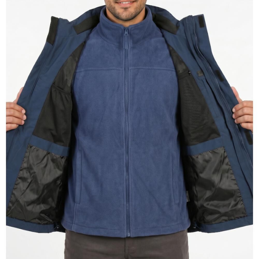 Chaqueta T&eacute;cnica 3 en 1 Hombre Wetland image number 1.0