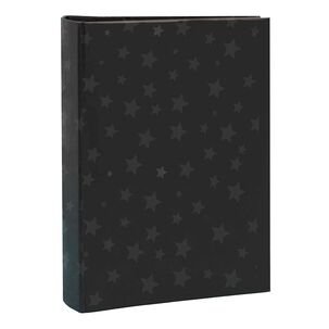 Album Hojas Negras Papel Estrella Negro Para Ensobrar 10x15 Cm / 200f Vgo