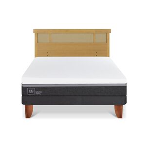 Cama Europea Cic Ortopedic Advance / King / Base Dividida + Respaldo