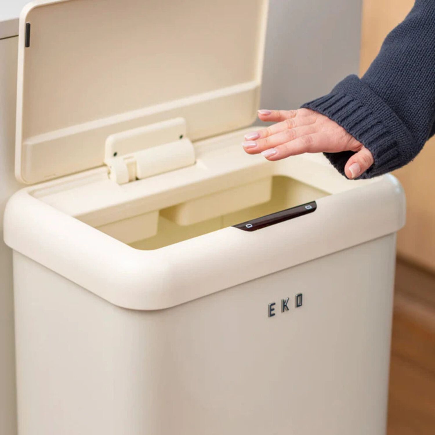 Basurero Vintage 2 Recipientes 32l +18l Sensor Bin Eko image number 6.0