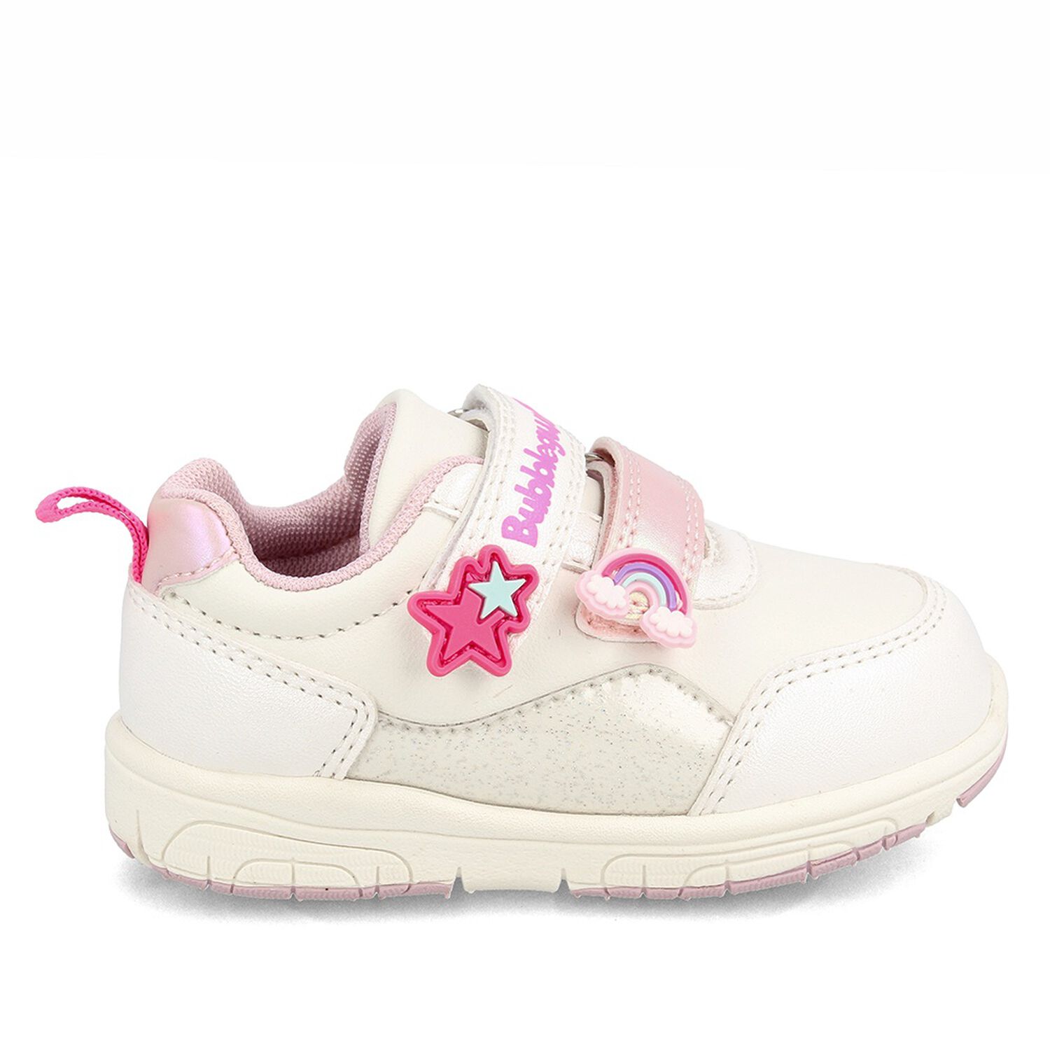 Zapatilla Ni&ntilde;a Bubblegummers Soft Walker Blanco image number 0.0
