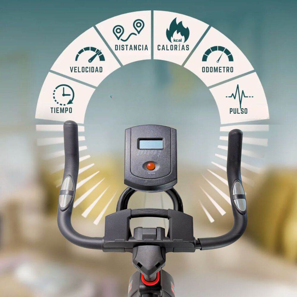 Bicicleta Spinning Elevate 10 Kg Disco 1016-2 image number 6.0