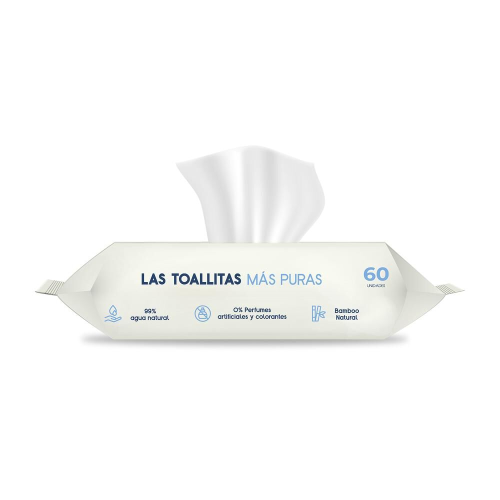 Bolsa Toallitas H&uacute;medas Bewater By Bebesit 4x60 image number 7.0