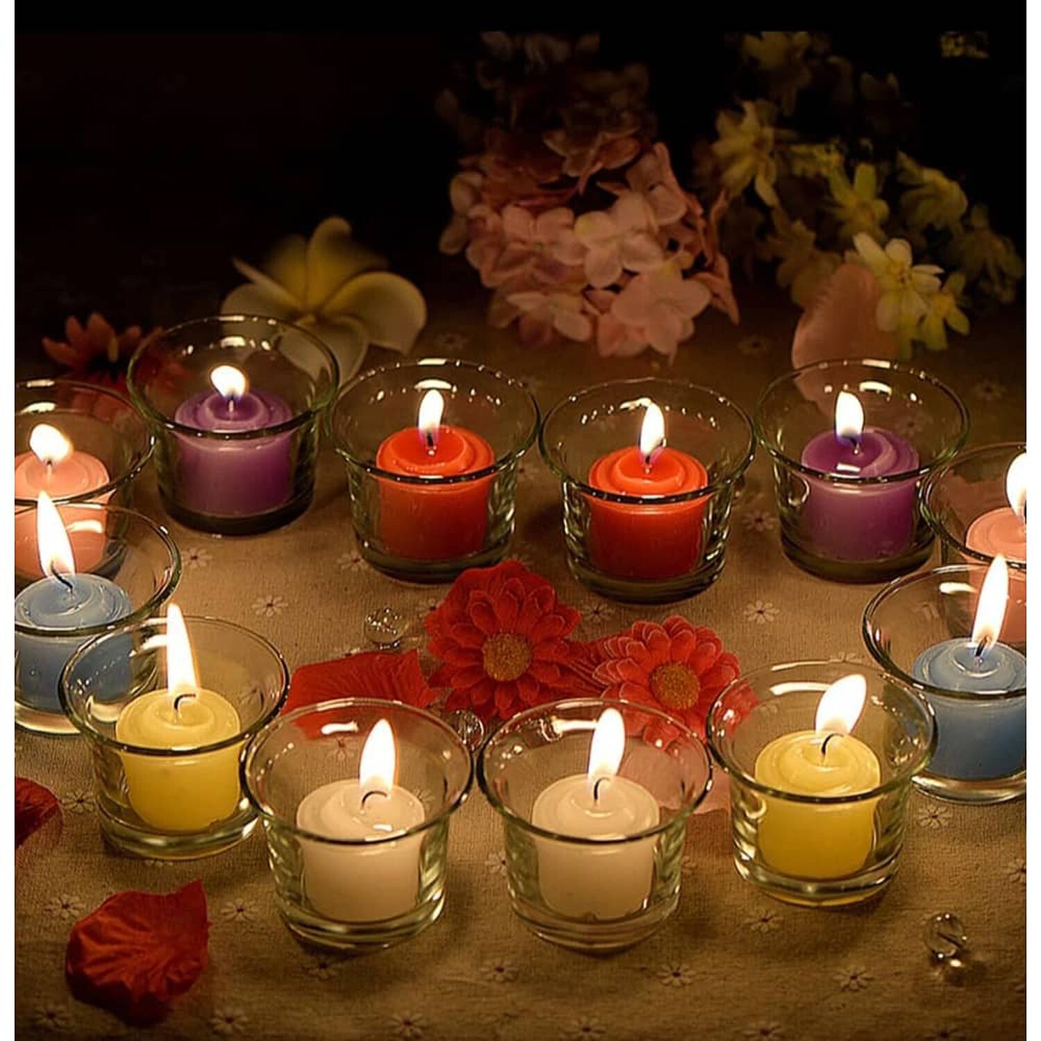 Set De 12 Velas Rojas image number 1.0