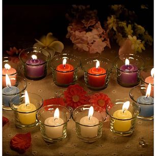 Set De 12 Velas Rojas