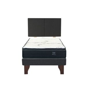 Cama Europea 1.5 Plaza 190 Plus Respaldo Everest