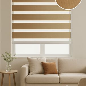 Cortina Roller Duo Zebra Dia Y Noche 135x160