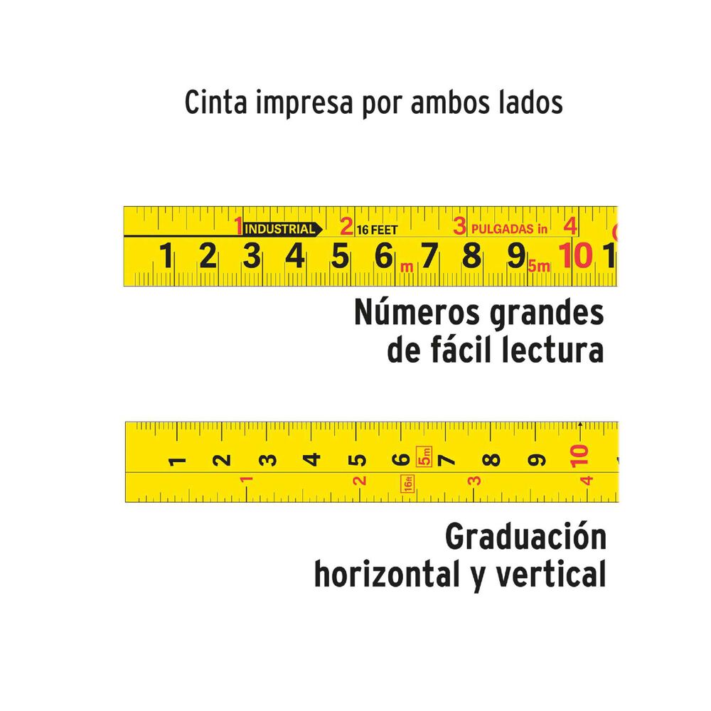 Huincha De Medir Contra Impacto 8mts - Truper image number 3.0