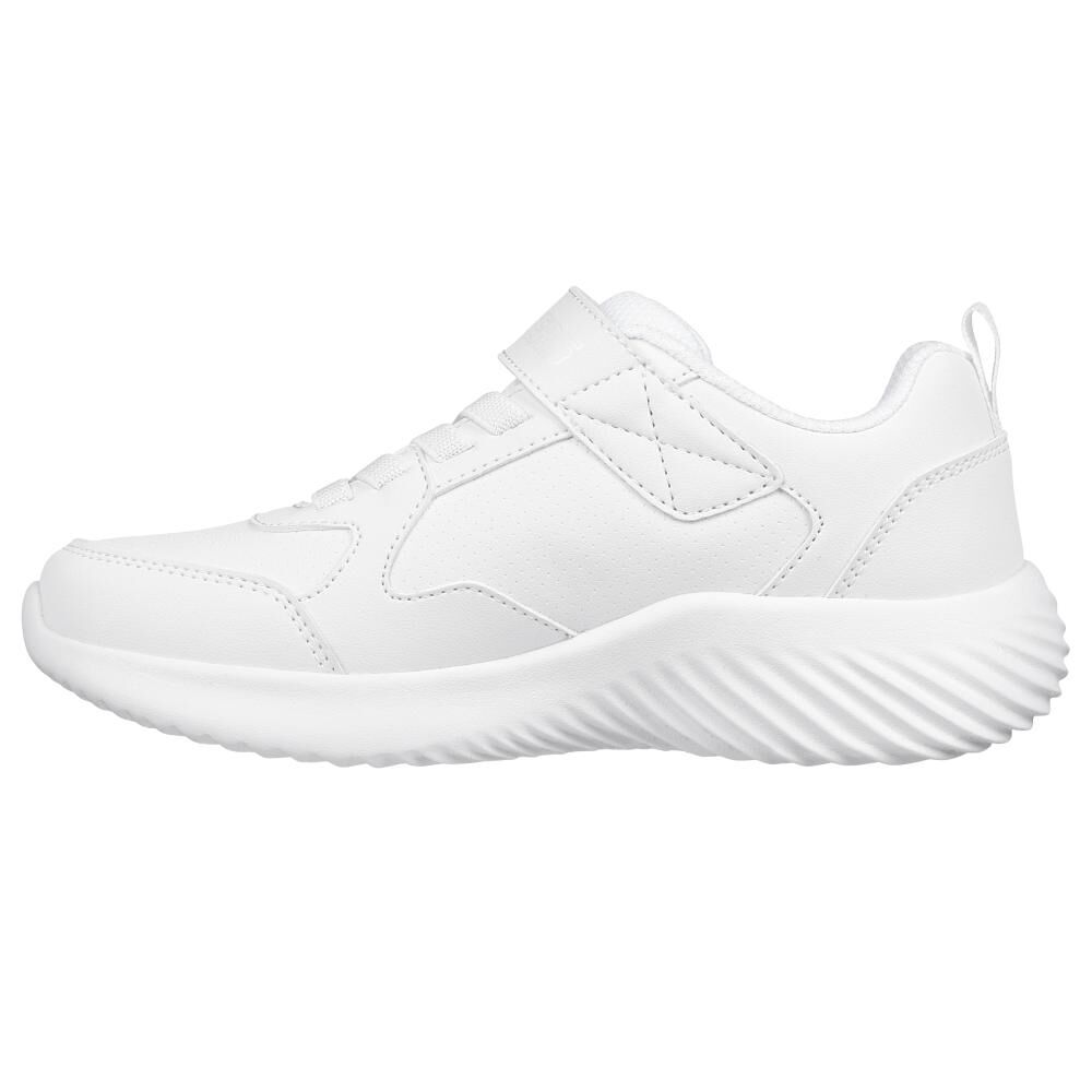 Zapatilla Escolar Niño Skechers Bounder - Power Study Blanco image number 2.0