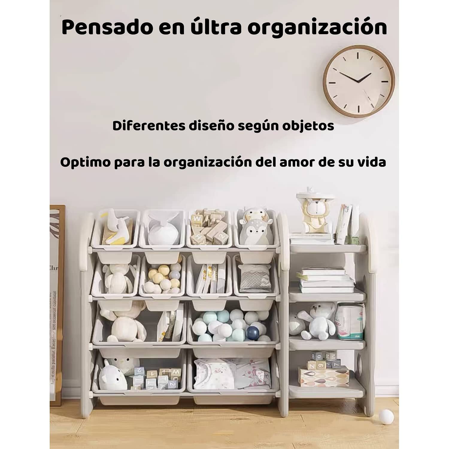 Estante Infantil Organizador De Juguetes Espacioso Lubabycas image number 2.0