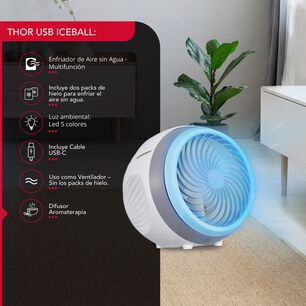 Enfriador Sin Agua Difusor Aroma Thor Usb Iceball Air Cooler