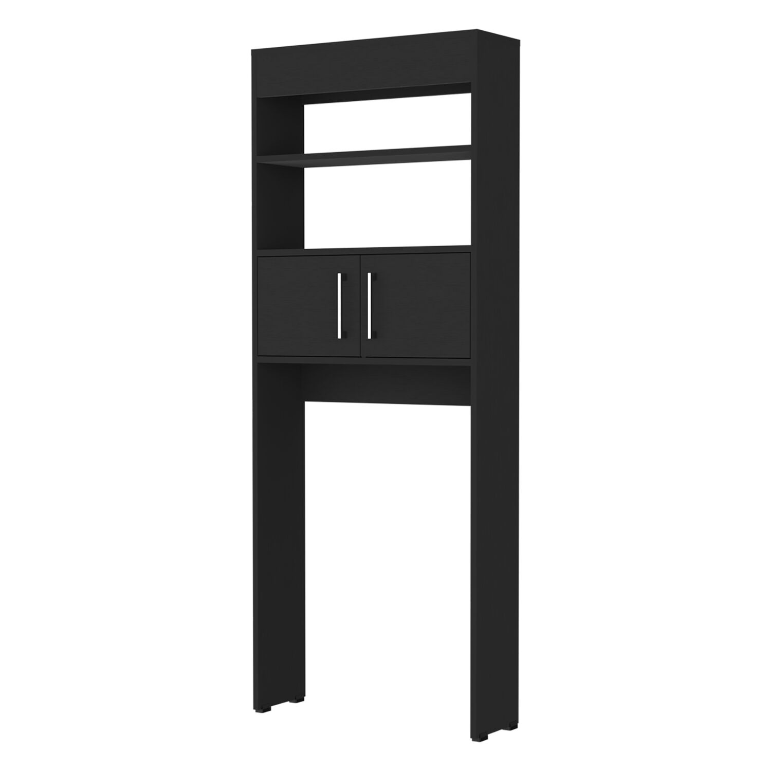 Optimizador De Ba&ntilde;o Con 2 Puertas Fm-008n - Negro image number 0.0