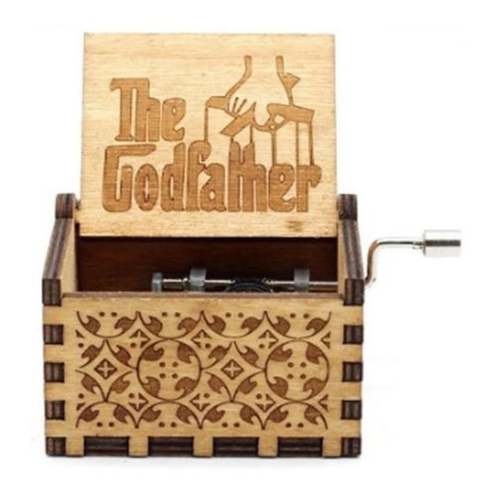 Caja Musical Madera El Padrino The Godfather image number 0.0