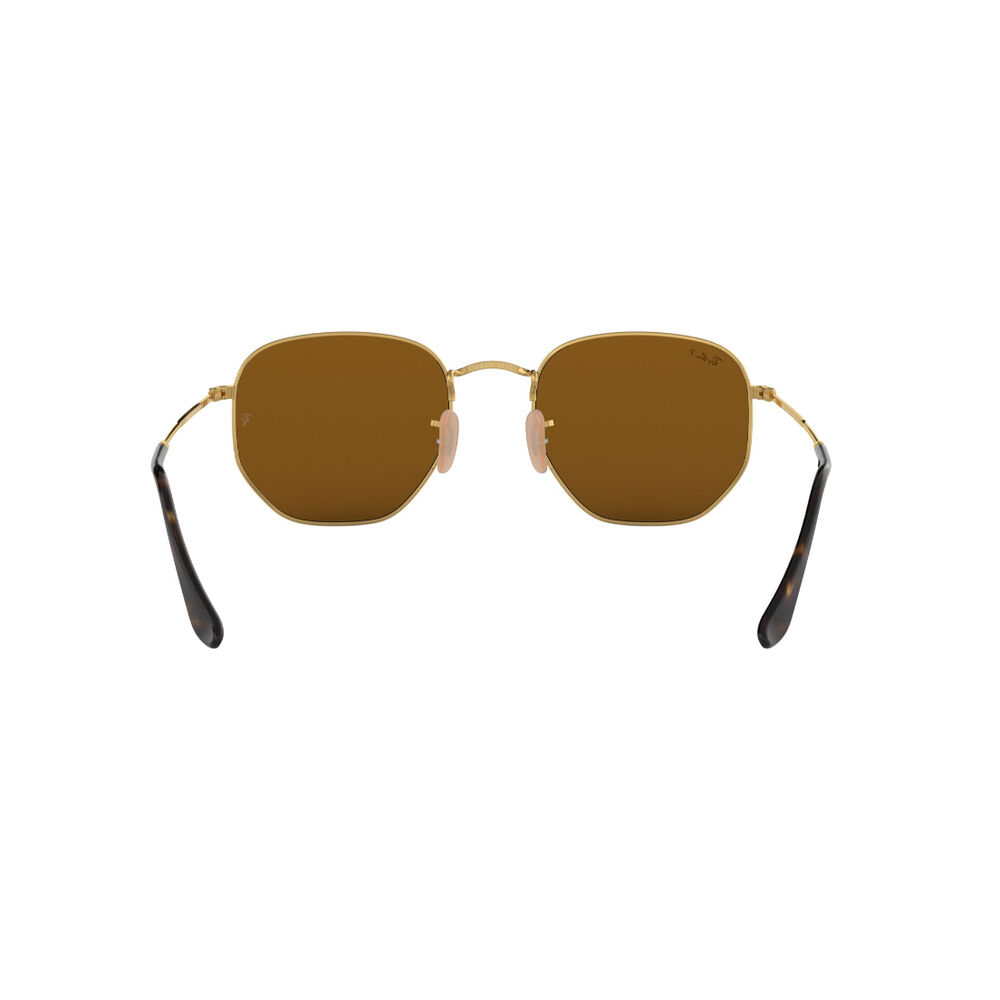 Lentes De Sol Hexagonal Brown Polarizados Ray-ban image number 3.0