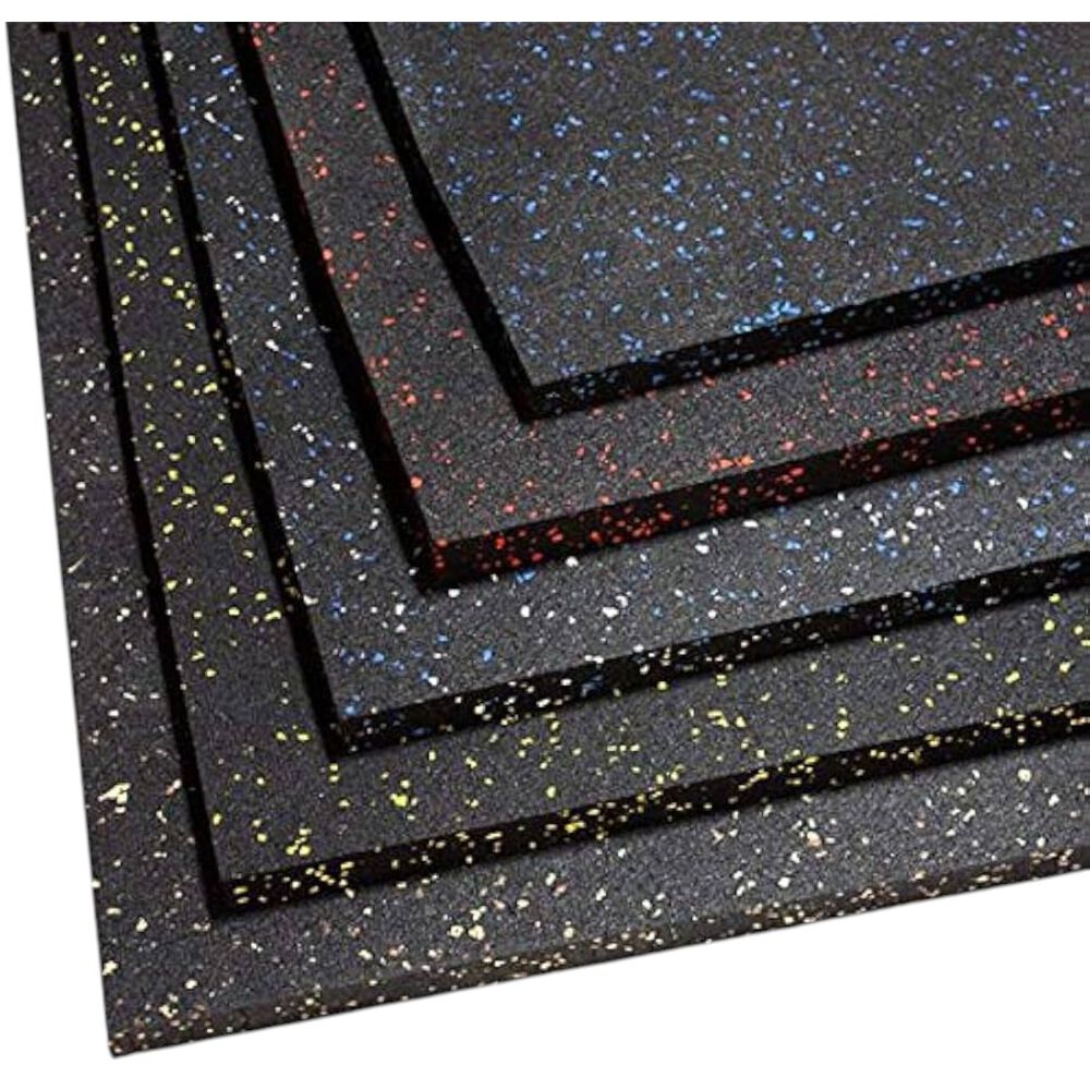 Piso Caucho Gimnasio Alto Trafico 100x100cm X 25mm image number 13.0