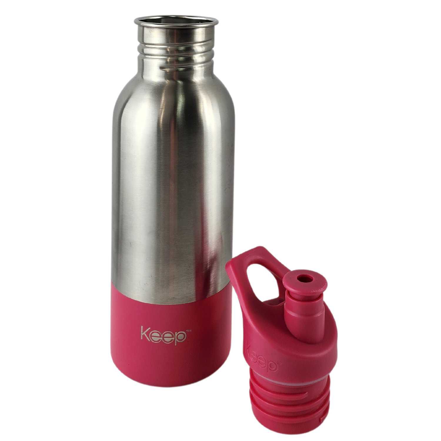 Botella Metalica Keep 600ml Keep Bebidas Deporte Rosa image number 4.0