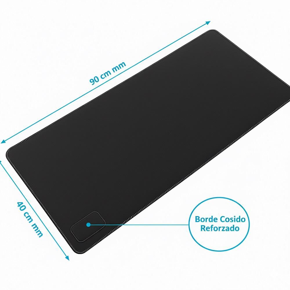 Mouse Pad Gamer Xl 90x40 Goma Antideslizante image number 7.0