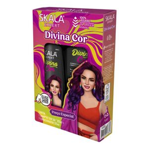 Kit Shampoo Acondicionador Divina Cor Skala 325ml C/u