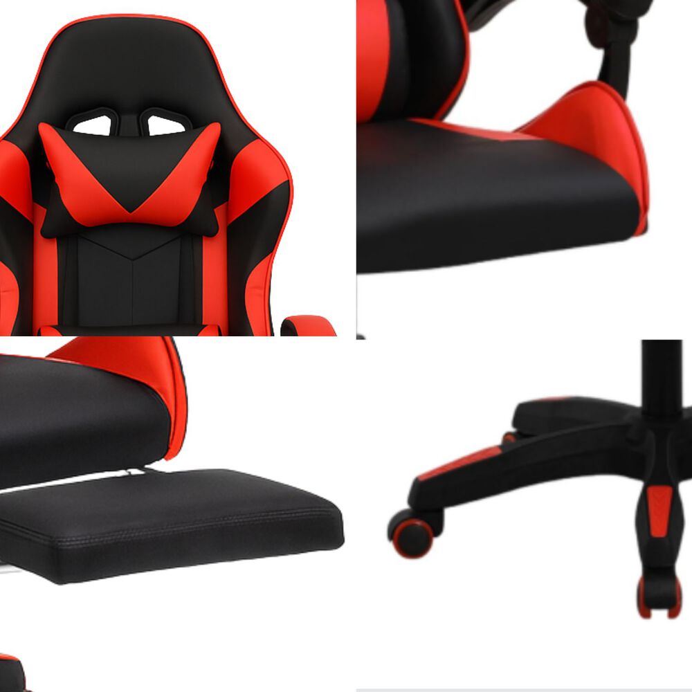 Silla Gamer Rocket Rojo Negro image number 5.0