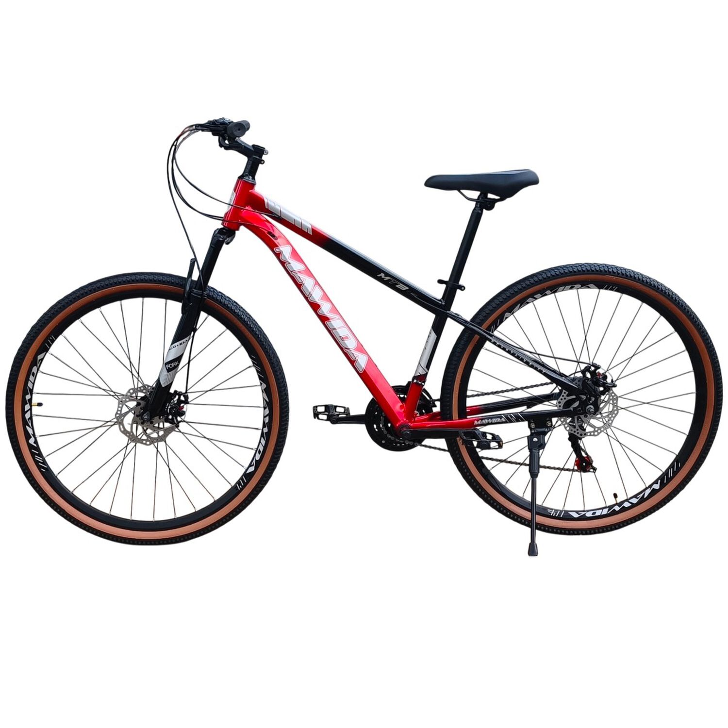 Bicicleta Aro 29 Mawida 21 Veloc Y Freno Disco Rojo Negro image number 3.0