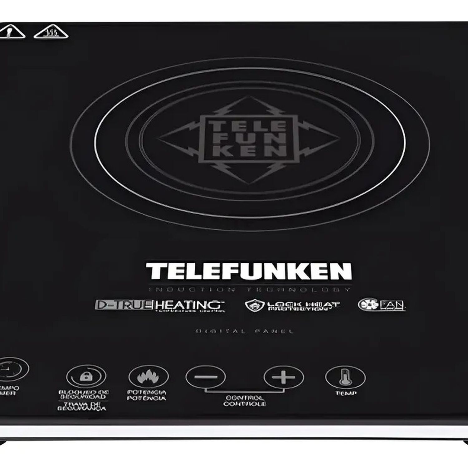 Cocinilla Encimera De Induccion Digital Marca Telefunken 1 Quemador Color Negro 2100w image number 0.0