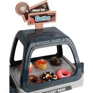 Juguete Cafetería 3 En 1 Registradora Cafetera Y Pasteles