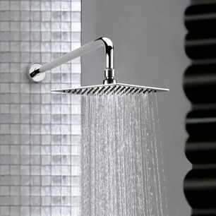 Plato Ducha Cuadrado Acero Inox 20cm Briggs
