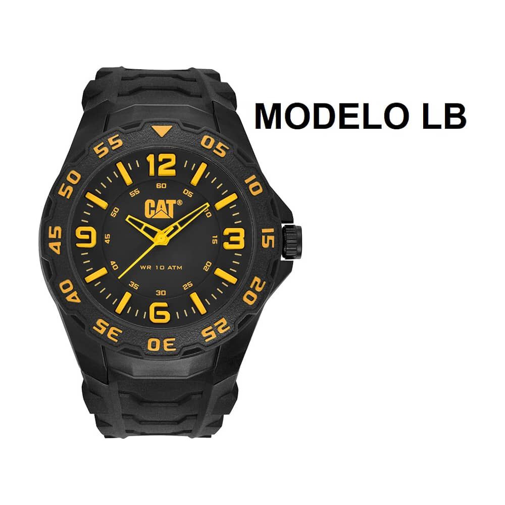 Correa Pulsera Cat Hombre Lb-21 Negro image number 1.0