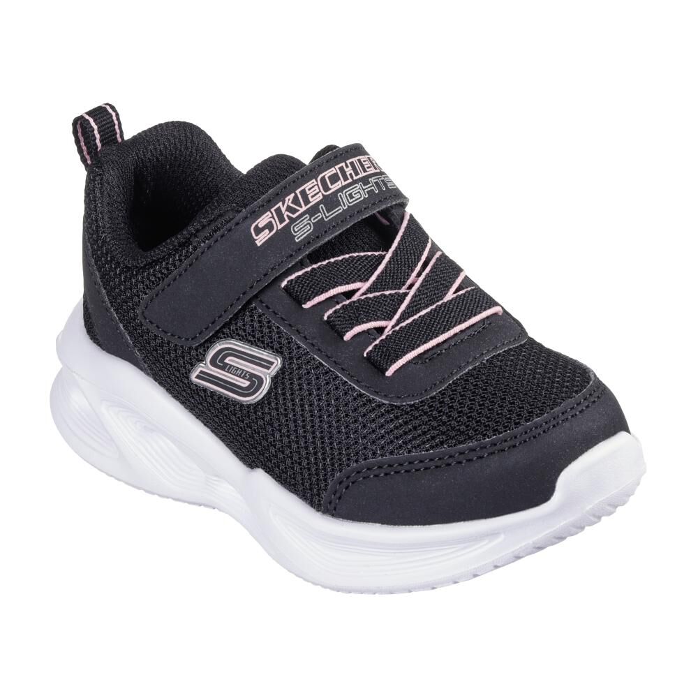 Zapatilla Infantil Niña Skechers Skechers Sola Glow Blk image number 5.0