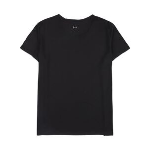 Polera Lisa Print Delantero Manga Corta Cuello Redondo Mujer Kimera