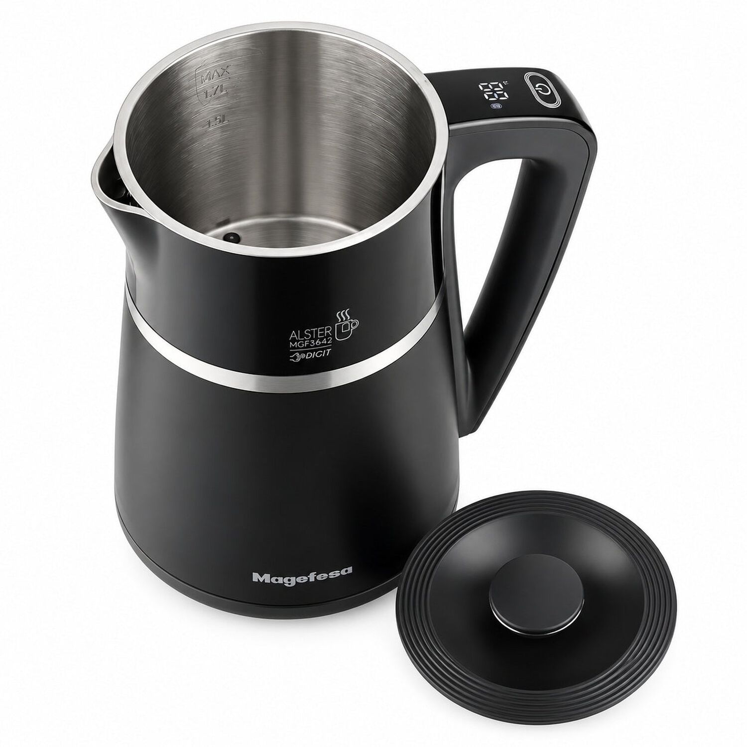 Hervidor El&eacute;ctrico 1.7l Inox 2200w Con Temperatura Ajustable image number 2.0