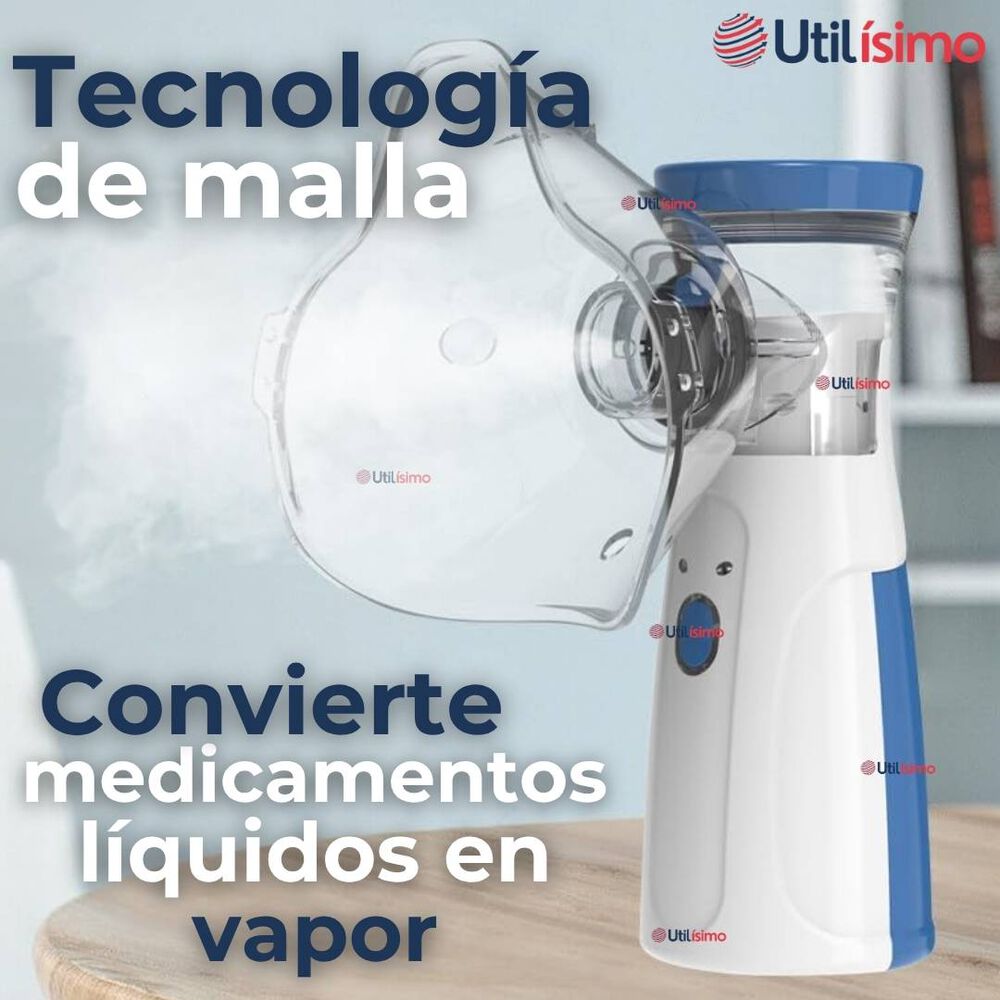 Nebulizador Portátil Batería Recargable Mesh Vaporizador Niños Y Adultos image number 4.0