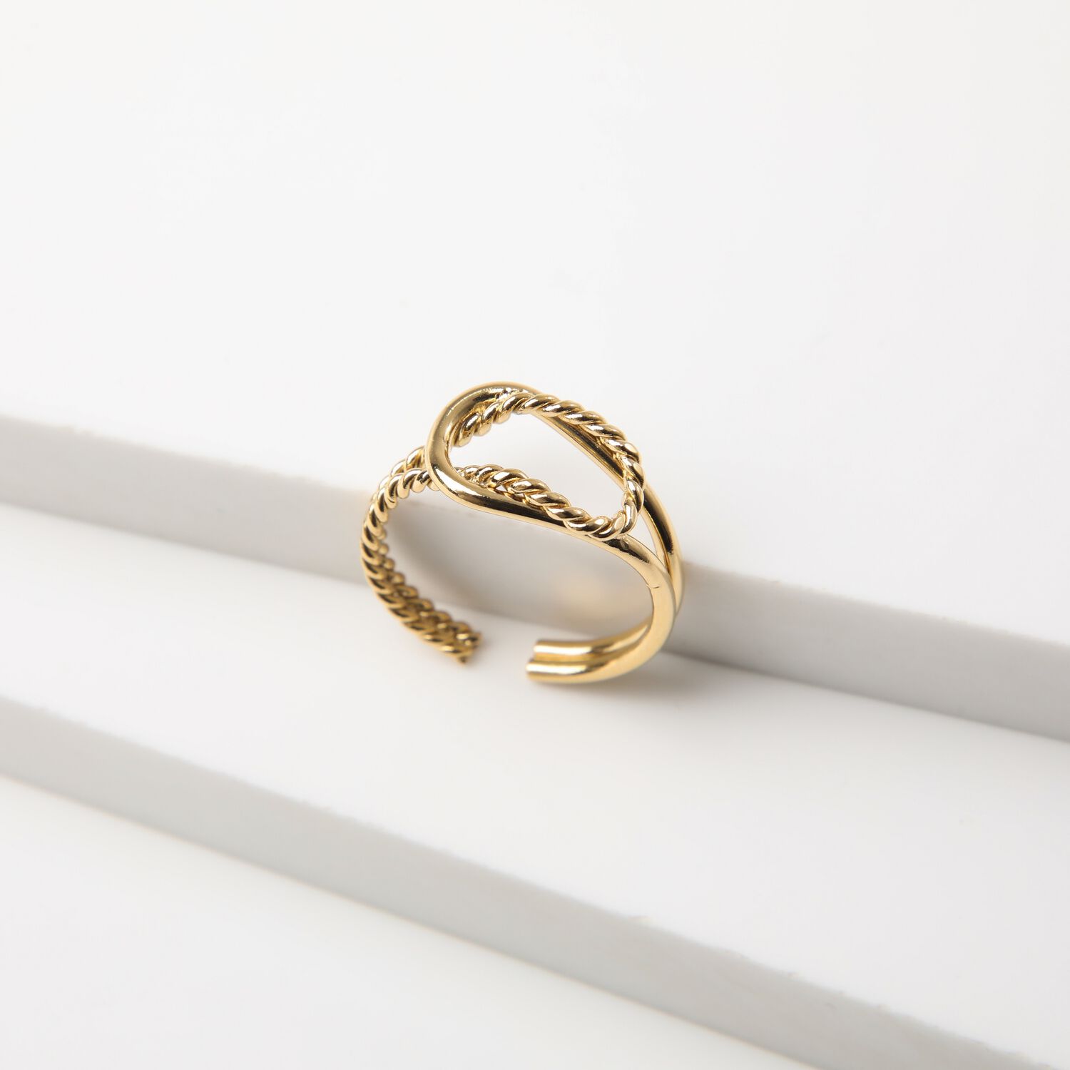Anillo 19v69 Dorado Mujer Str220
