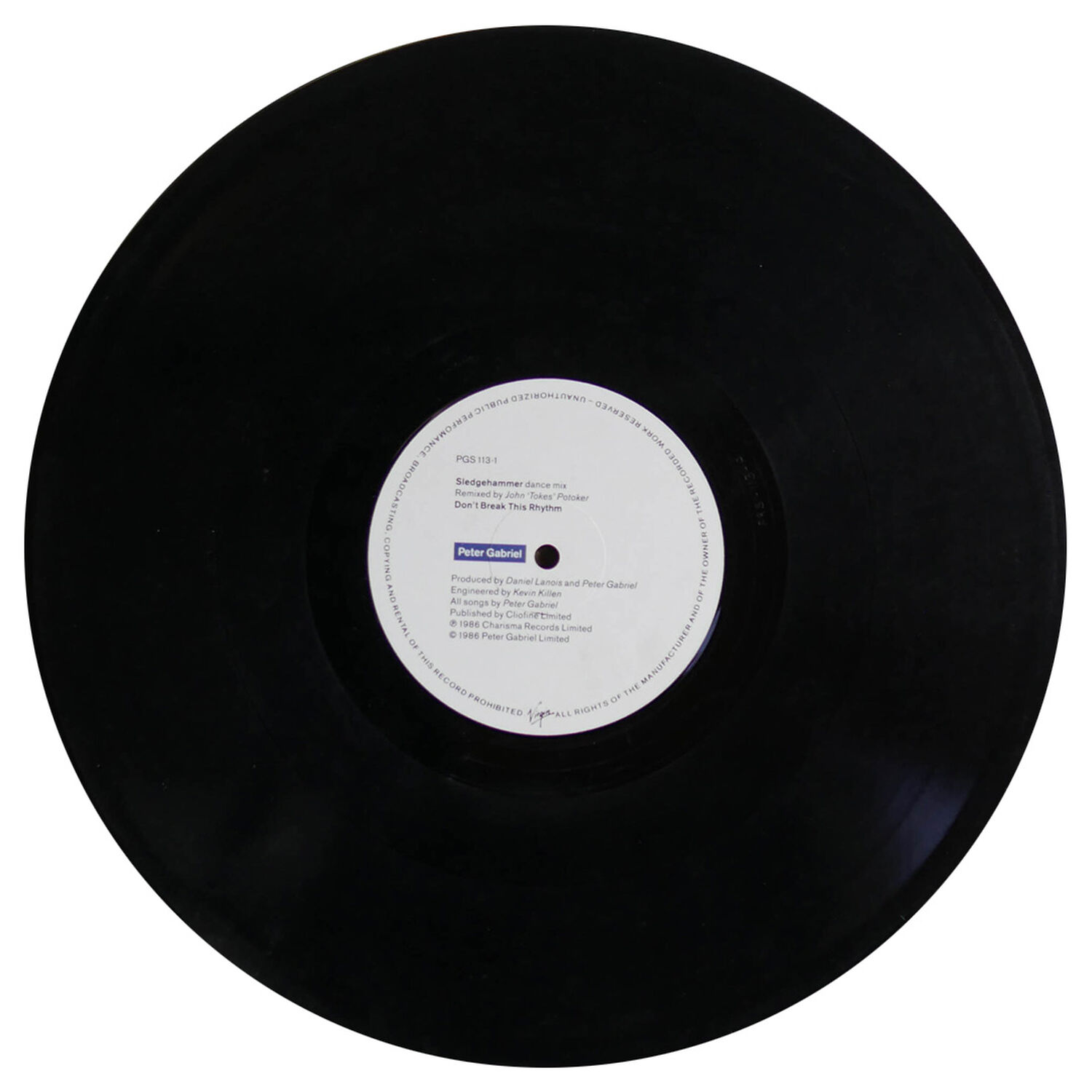 Peter Gabriel - Sledgehammer | 12" Maxi Single Usado image number 2.0