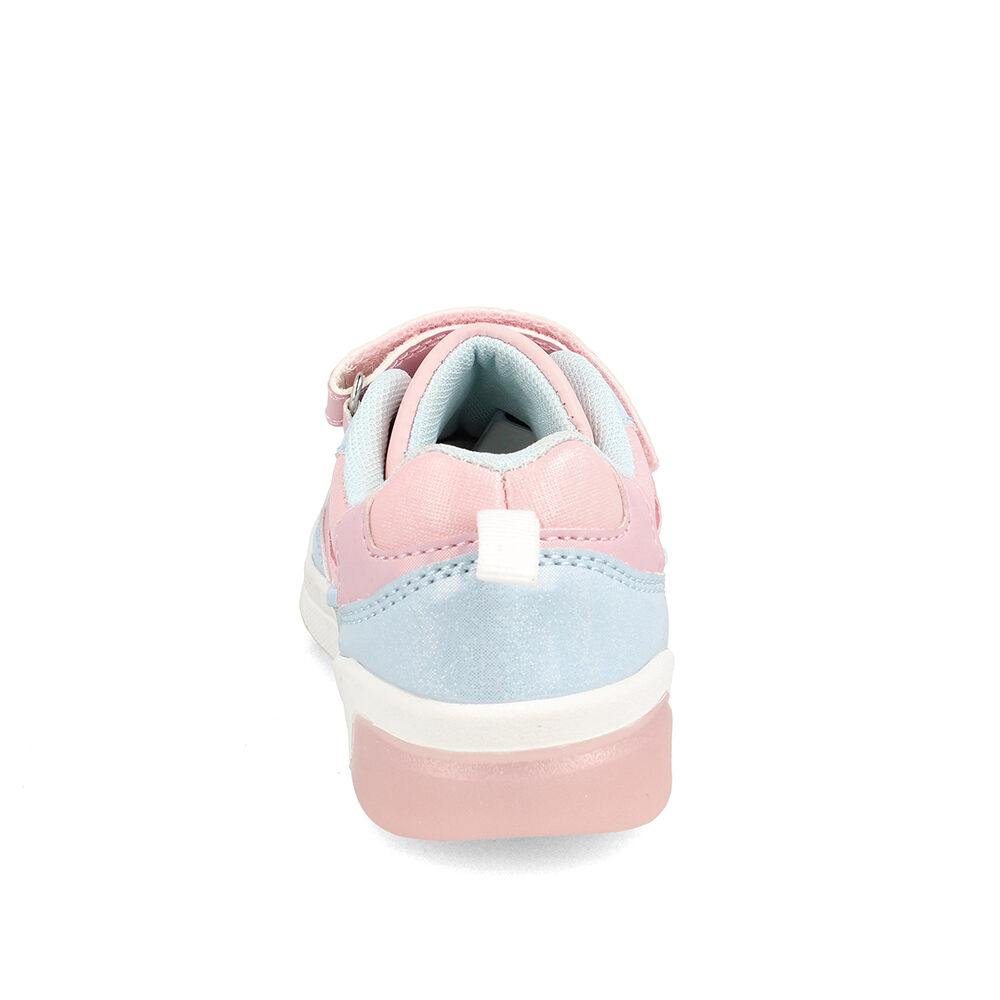 Zapatilla Niña Bubblegummers Luces Dakar Rosado-aqua image number 2.0