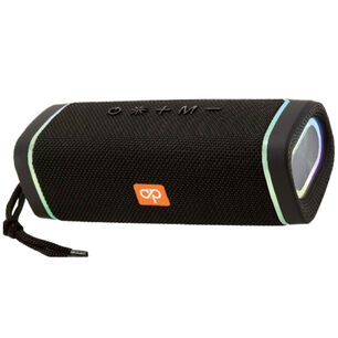 Parlante Bluetooth Tws Con Iluminaci&oacute;n 10w Color Negro - Ps