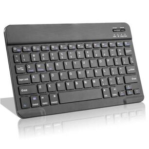 Mini Teclado Inal&aacute;mbrico Bluetooth Negro