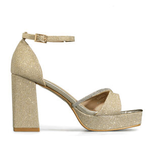 Sandalia Taco Alto Moda Mujer Weide You521