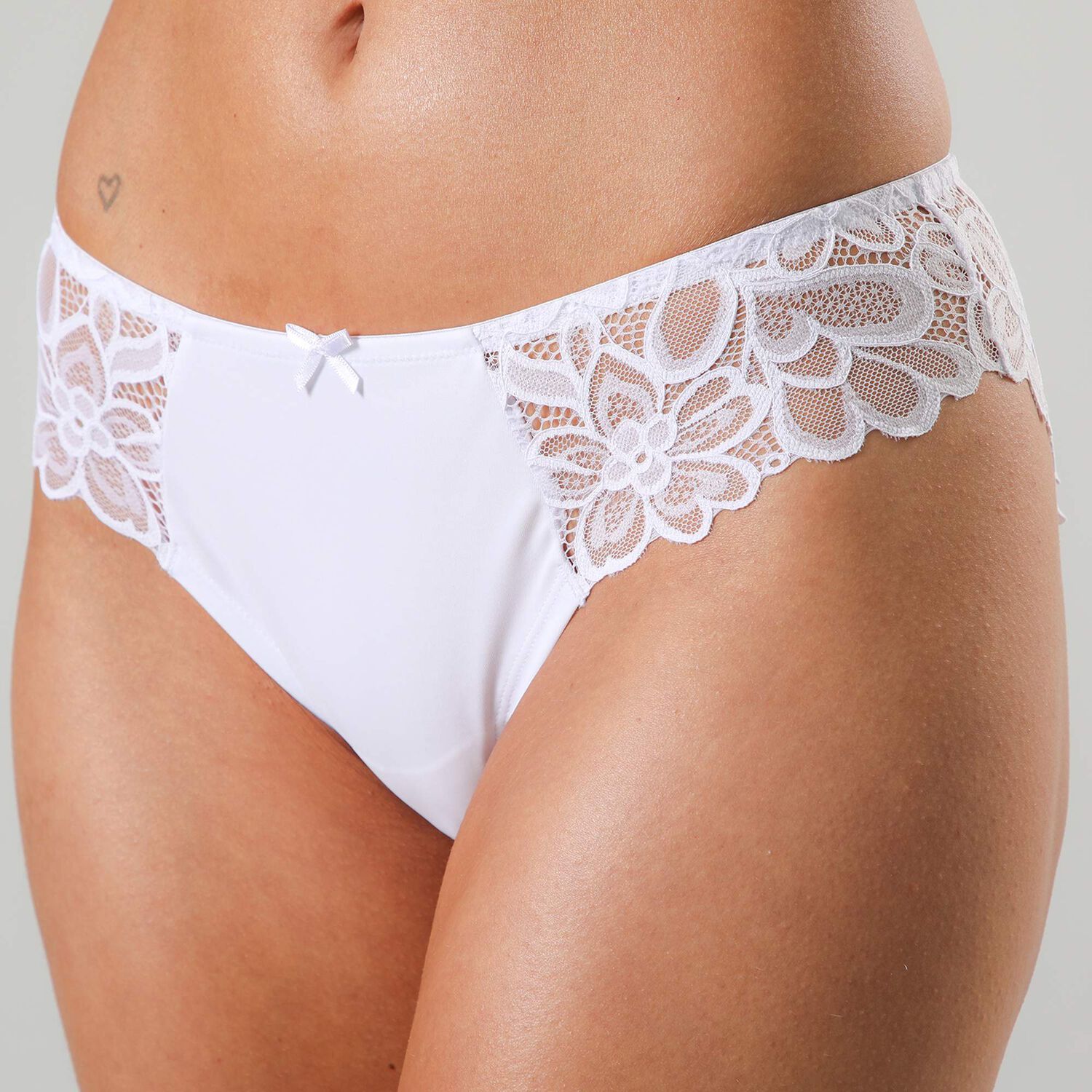Bikini Lycra Y Encaje Flor Flores 13506-1 image number 0.0