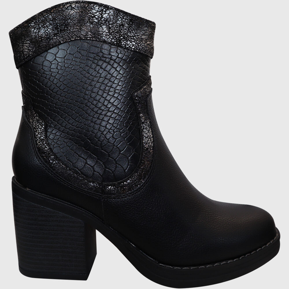 Bota Corta Print Negro image number 1.0