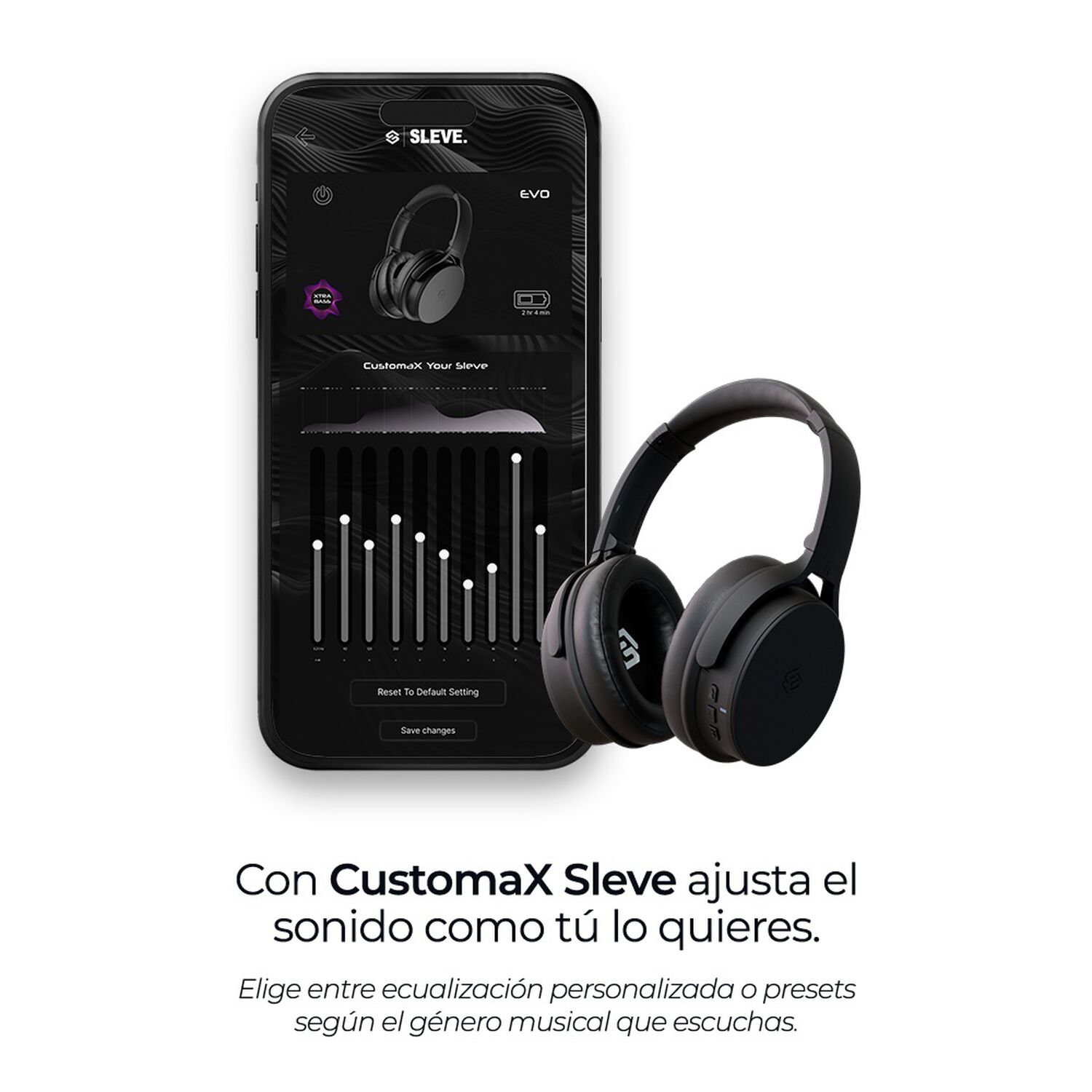 Aud&iacute;fonos Inal&aacute;mbricos Bluetooth Sleve Evo 2gen image number 2.0