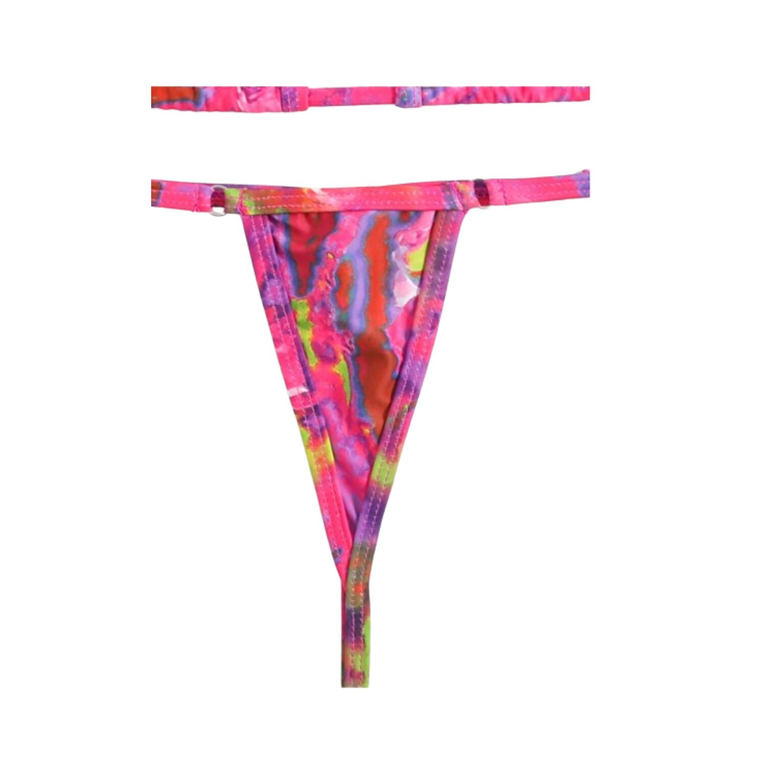 Traje Ba&ntilde;o Bikini Micro Tri&aacute;ngulo Con Estampado Muy Sexi image number 10.0