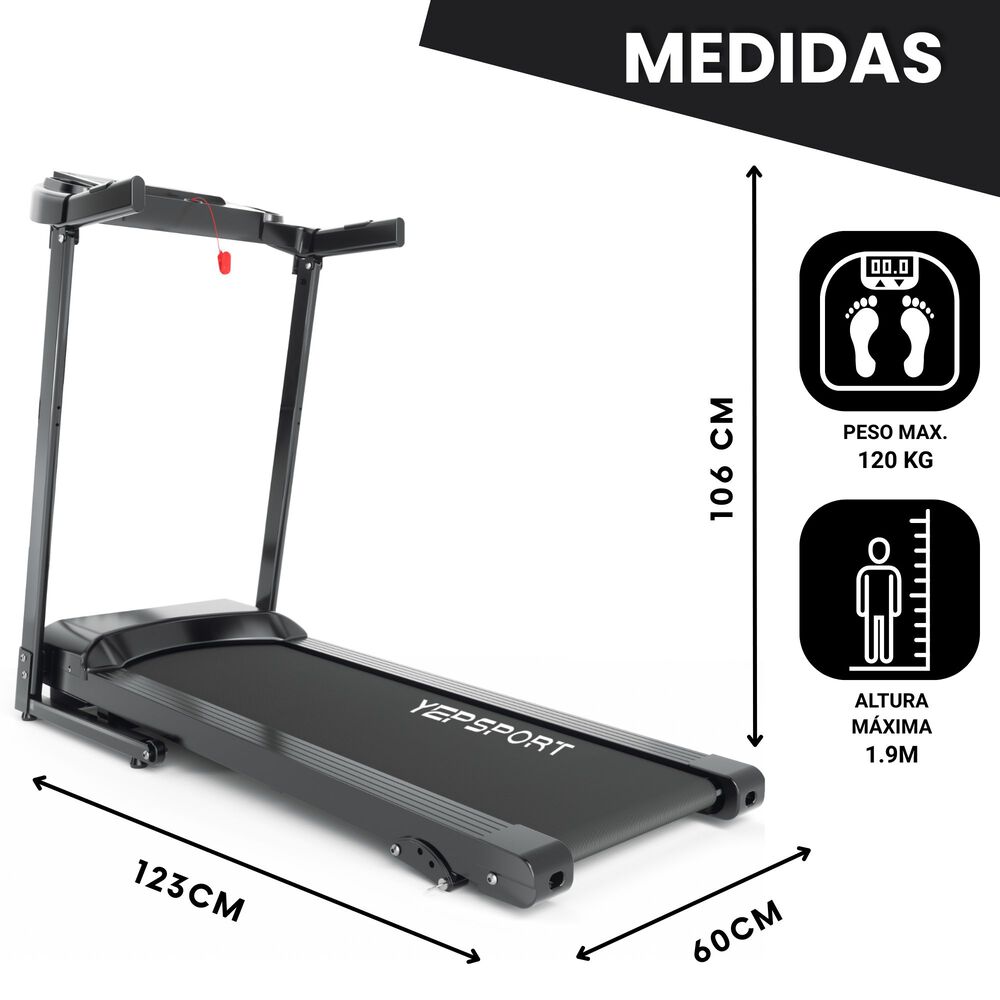Trotadora Yep 3100 14 Km/h image number 3.0