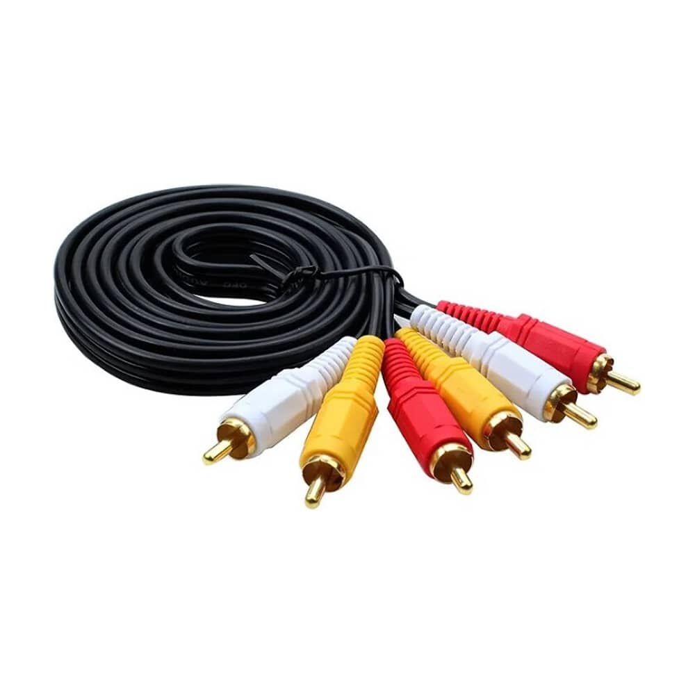 Cable Audio Rca A Rca 3 X 3 Salida Rca Macho Plug image number 0.0