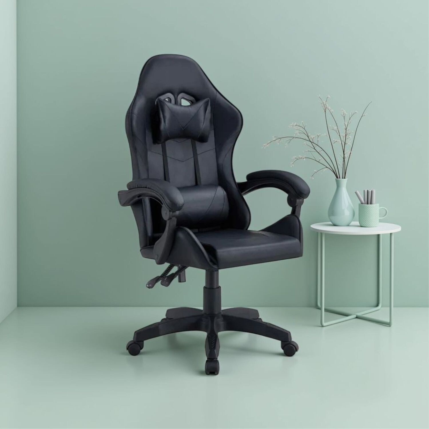 Silla Gamer Tokio Negra - Ergon&oacute;mica Con Cojines Y Reclinable Para Un Confort &Oacute;ptimo image number 6.0