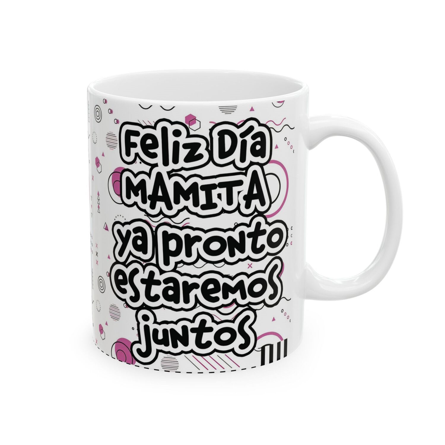 Taza Anci Studio Feliz D&iacute;a Mamita Flork 325ml Cer&aacute;mica image number 2.0