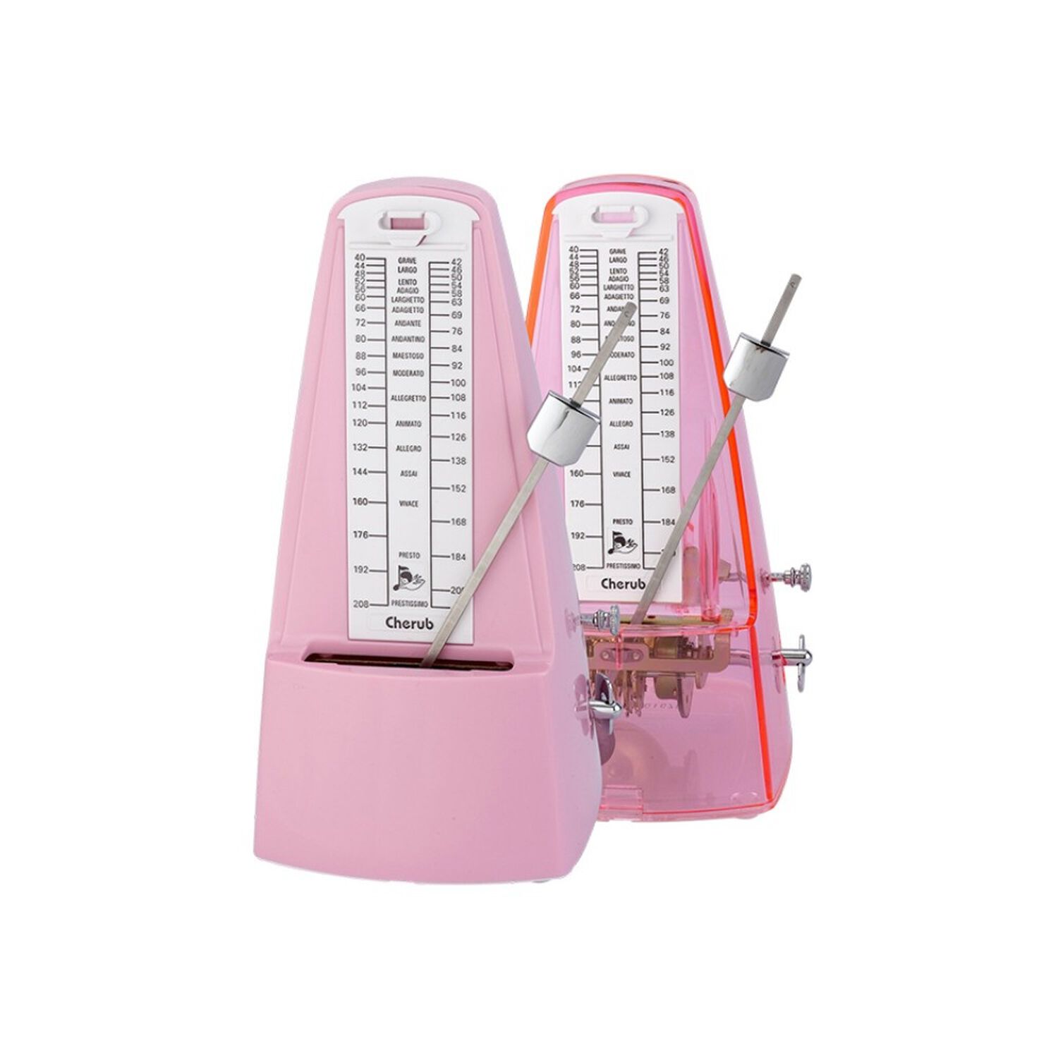 Metr&oacute;nomo Mec&aacute;nico Pink Wsm-330pk Cherub image number 1.0