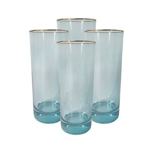 Set De Vasos Belle Noite Flourita / 4 Piezas / 305 Ml