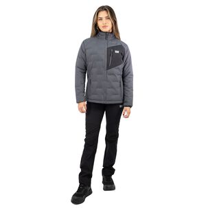 Parka Insulada Hw Explorer S/gorro Mujer Carbon Grey