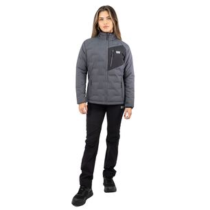 Parka Insulada Hw Explorer S/gorro Mujer Carbon Grey